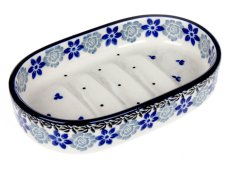 Soap Dish Oval 14 cm (5.5")   Frozen Meadow