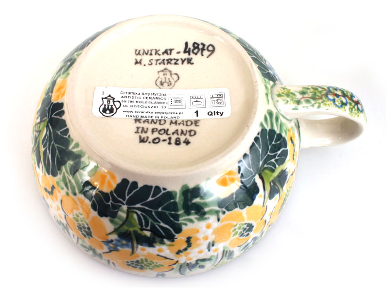 One-cup Teapot 0,6 l+0,25 l   Iris UNIKAT
