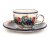 Tasse mit Untertasse 0,1 l   Blumenkranz