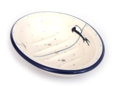 mýdelnička s otvory 14 cm   Vlaštovky  UNIKÁT