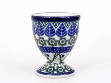 Egg Cup   Blue Leaves