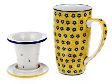 hrnek na bylinky 0,4 l  set   Žlutý