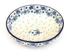 Low Bowl 17 cm (7") Blue and white