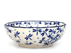Corrugated Bowl 12 cm (5") Damselfly