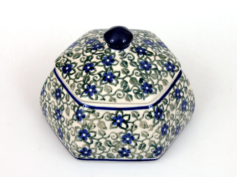 Jar with Lid 10 cm (4")   Lobelia