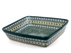 Auflaufform rechteckig 28 cm   Aztec Sonne grüne