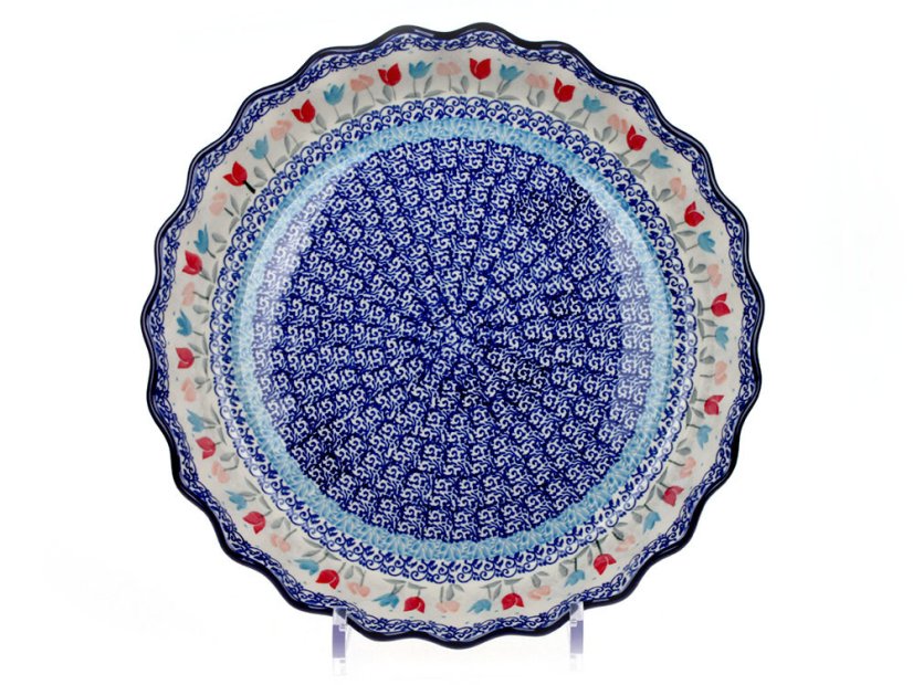 koláčová forma vyšší 28 cm   Růžové tulipány