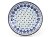 Teller 25 cm   Blauer Stern