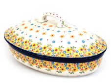 Oval Baking Dish with Lid 31 cm (12") Spring