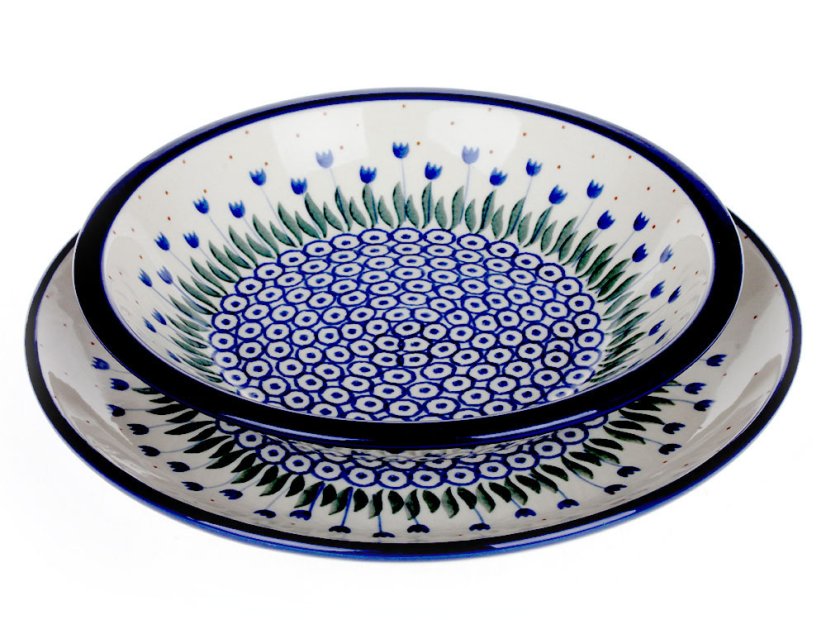 Shallow Plate 25 cm (10")  Lily of the Valley