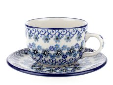 Tasse mit Untertasse 0,2 l   Winter Garten