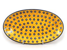 Oval Plate 22 cm (8") Yellow