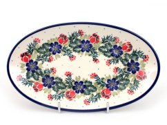 Oval Plate 22 cm (8")   Wreath
