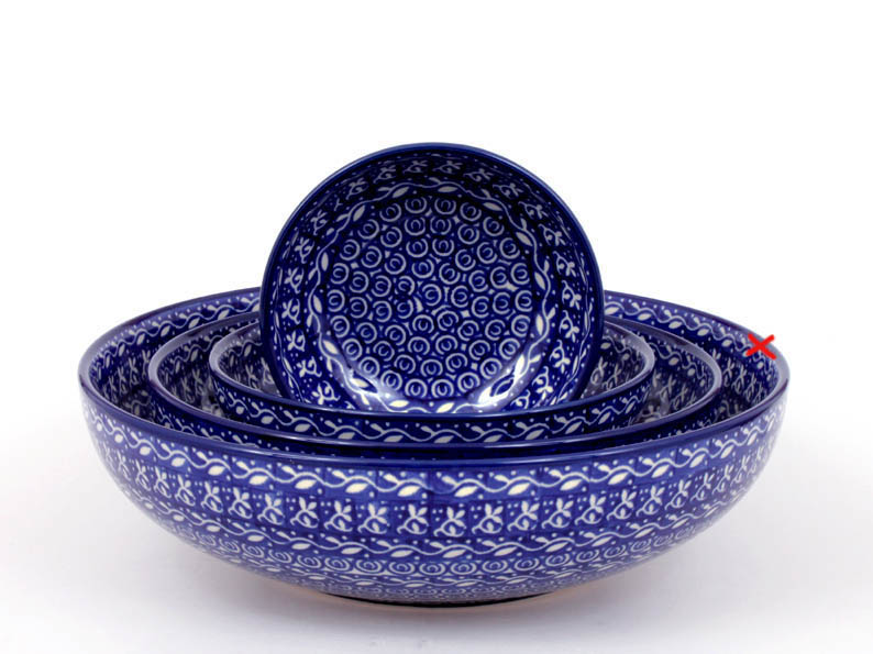 Low Bowl 27 cm (11")   Ocean Wawes