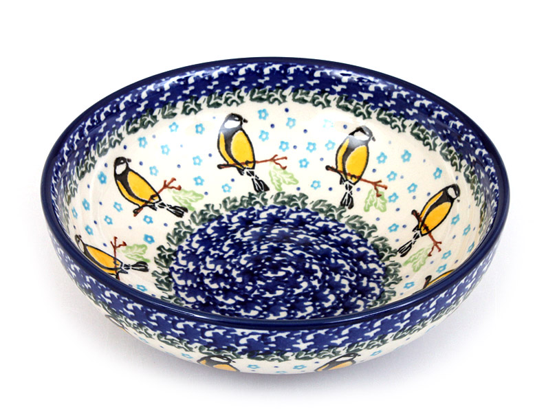 Low Bowl  17 cm (7")   Chickadees