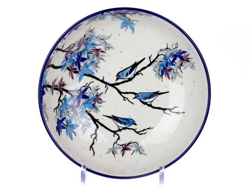 Low Bowl  22 cm (9")   Japanese Garden UNIKAT