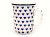 Henkelbecher ART 0,5 l   Blaue Herzchen