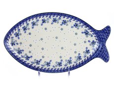 talíř "ryba" 35 cm   Zima