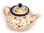 Teapot 1,2 l (40 oz)   Colorful Hearts UNIKAT