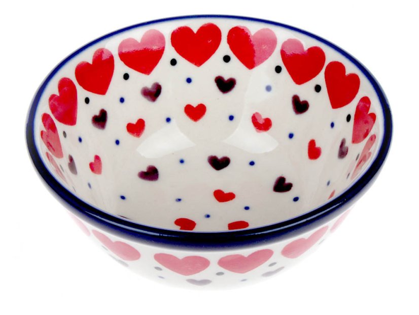 Bowl CLASSIC 10 cm (4")   Red Hearts
