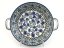 Auflaufform rund mit Henkel 25 cm   Kornblumen
