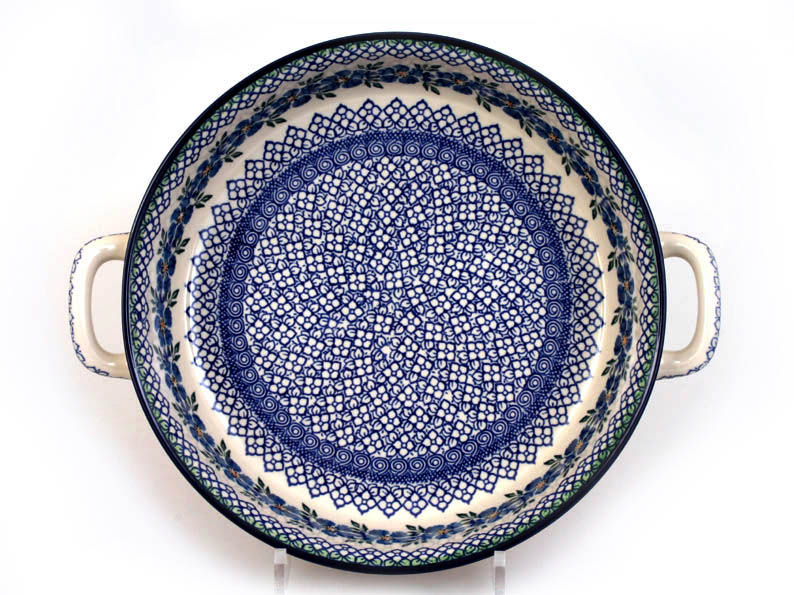 Round Baking Dish 31 cm (12")   Blue Rose
