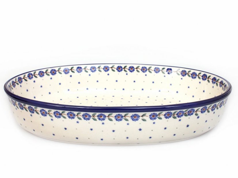 Backform mit Deckel Oval 36 cm   Dämmerung