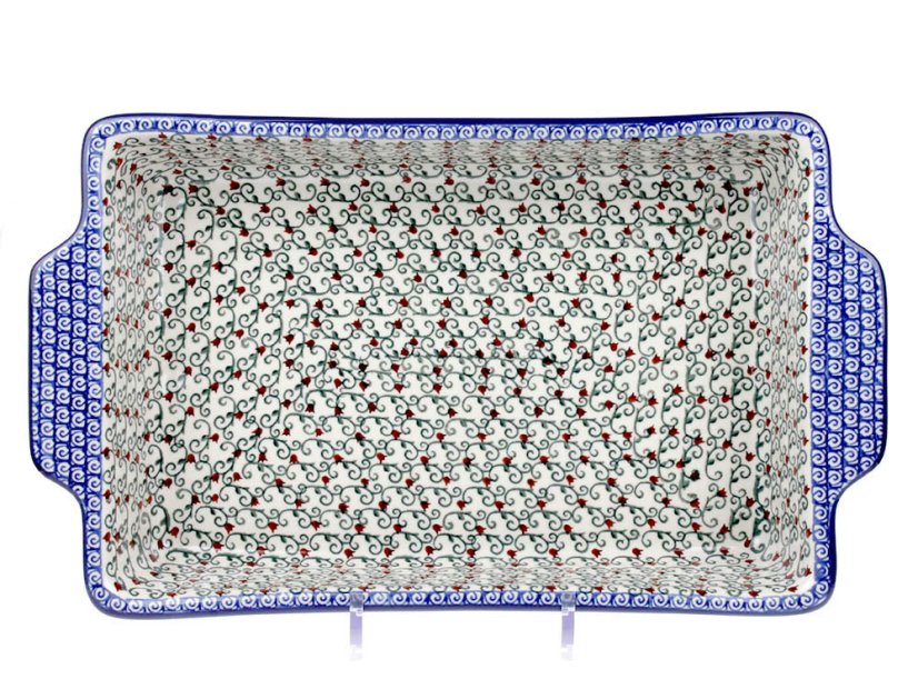 Auflaufform  mit Griffe 39 cm   Laube