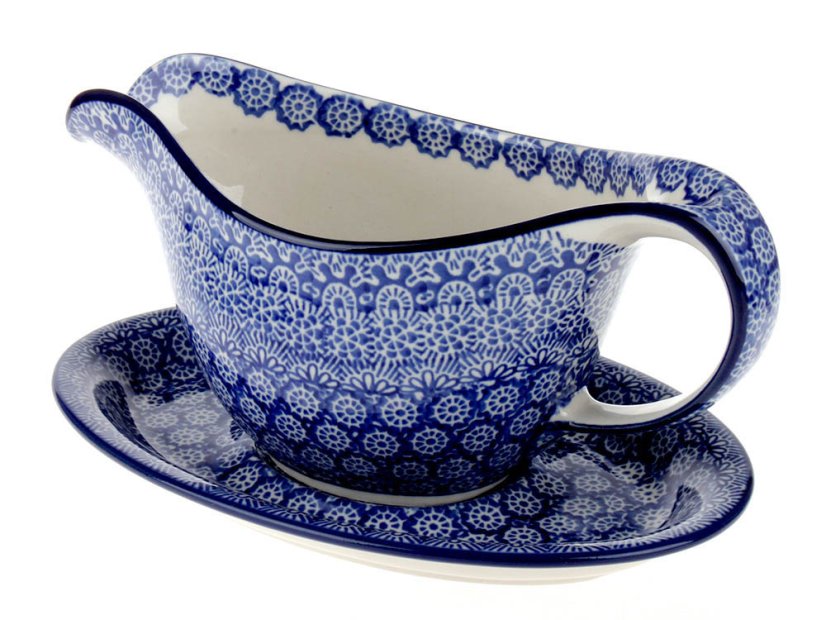 Sauce Boat with Saucer   Lace