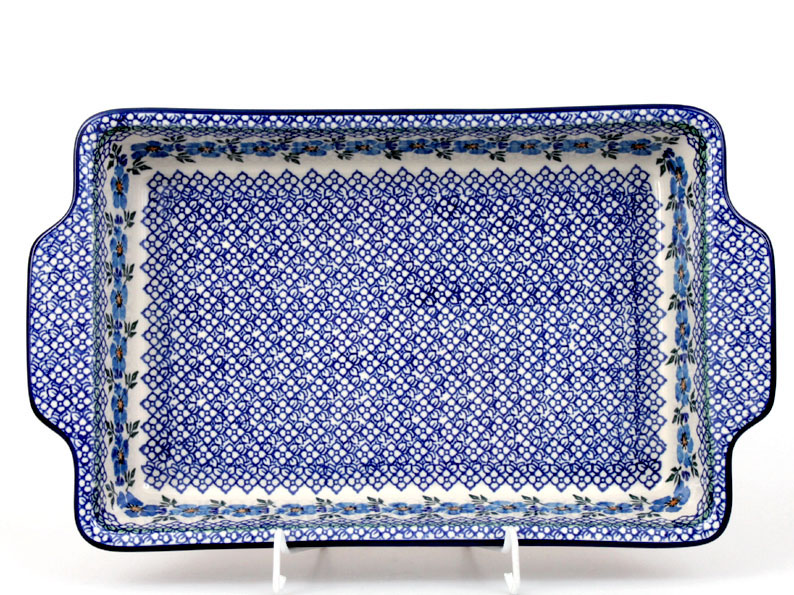 Baking Dish 39 cm (15")   Blue Rose