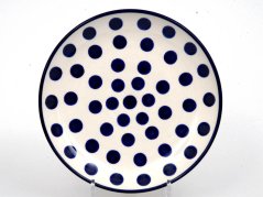 talíř mělký 25 cm   Velké puntíky
