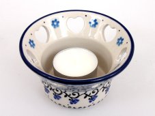 Heart Candle Holder Cloudy