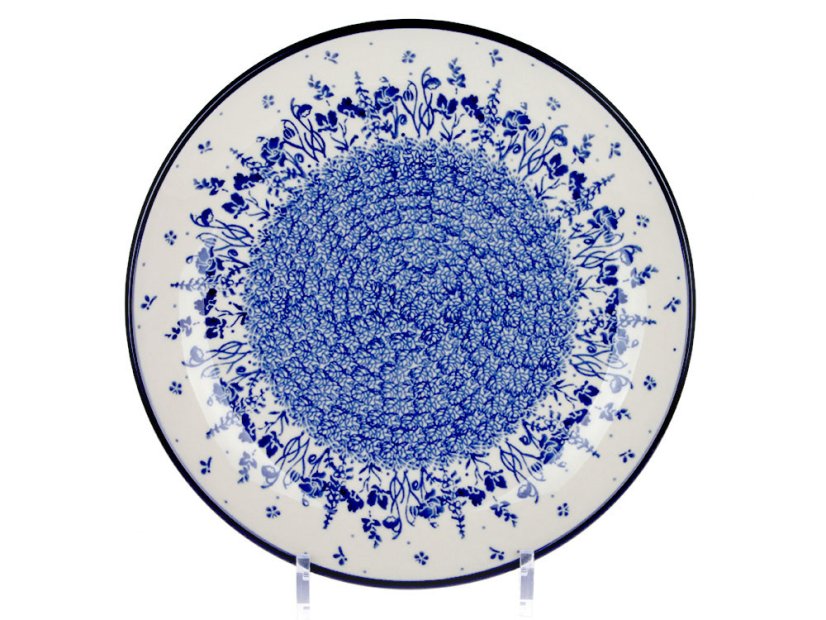 Shallow Plate 25 cm (10")   Blue Meadow