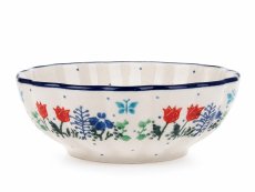 Wellenrandschale 12 cm   Frühlingsblumen
