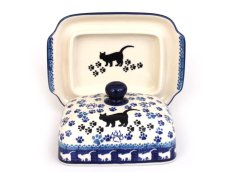 Butterdose   Schwarze Katze