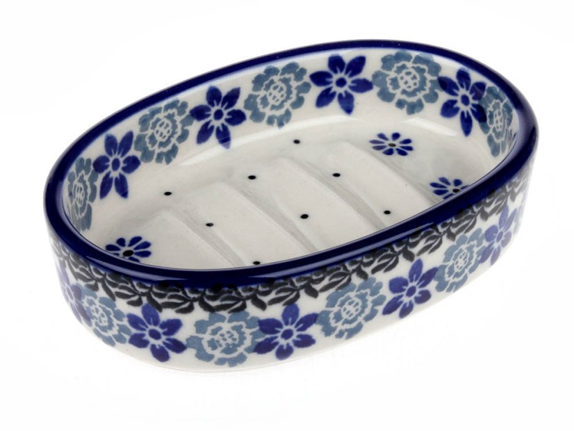 Soap Dish Oval 11 cm (4")   Frozen Meadow