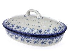 Oval Baking Dish with Lid 36 cm (14")   Winter