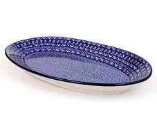 Platten Oval 45 cm   Ozeanwellen