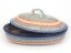 Backform mit Deckel Oval 31 cm   Griechisch