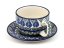 Cup with Saucer 0,35 l (13 oz)   Blue Leaves