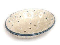 Soap Dish with Holes 14 cm (6")   Snow Flowers