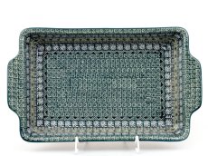 zapékací mísa 39 cm   Aztécké slunce zelené
