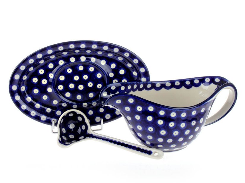 Sauce Boat with Saucer   Fish Eyes