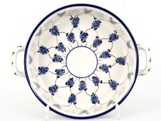 zapékací miska kulatá s uchy 27 cm   Drátkovaný