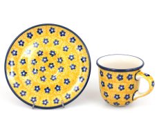 Mocca Cup with Saucer 0,06 l (2 oz) Yellow