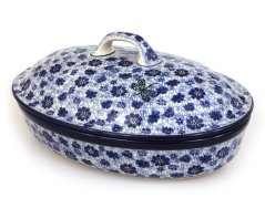 Oval Baking Dish with Lid 31 cm (12")   Dragonfly