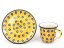 Mocca Cup with Saucer 0,06 l (2 oz)   Yellow