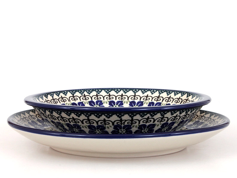 Soup Plate 21 cm (8")   Flax Flower