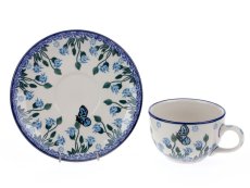 Tasse mit Untertasse 0,1 l   Wiesenschmetterling