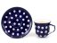 Moccatasse mit Untertasse 0,06 l   Fischaugen